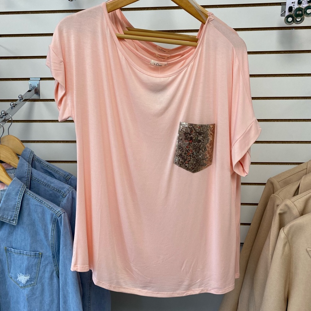 Sparkle Pocket Tee